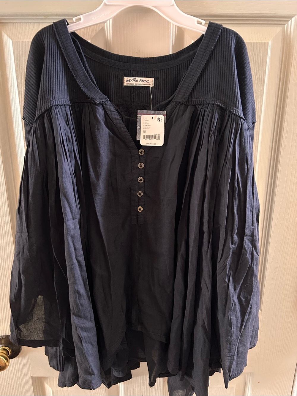 We The Free Flowy Tunic in Chocolate Brown - Picture 2 of 9